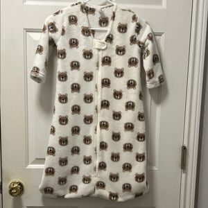 Hudson Baby Bear Face Sleep Sack Size Large (12 to 18 Months)